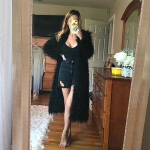 Black Teddy Coat